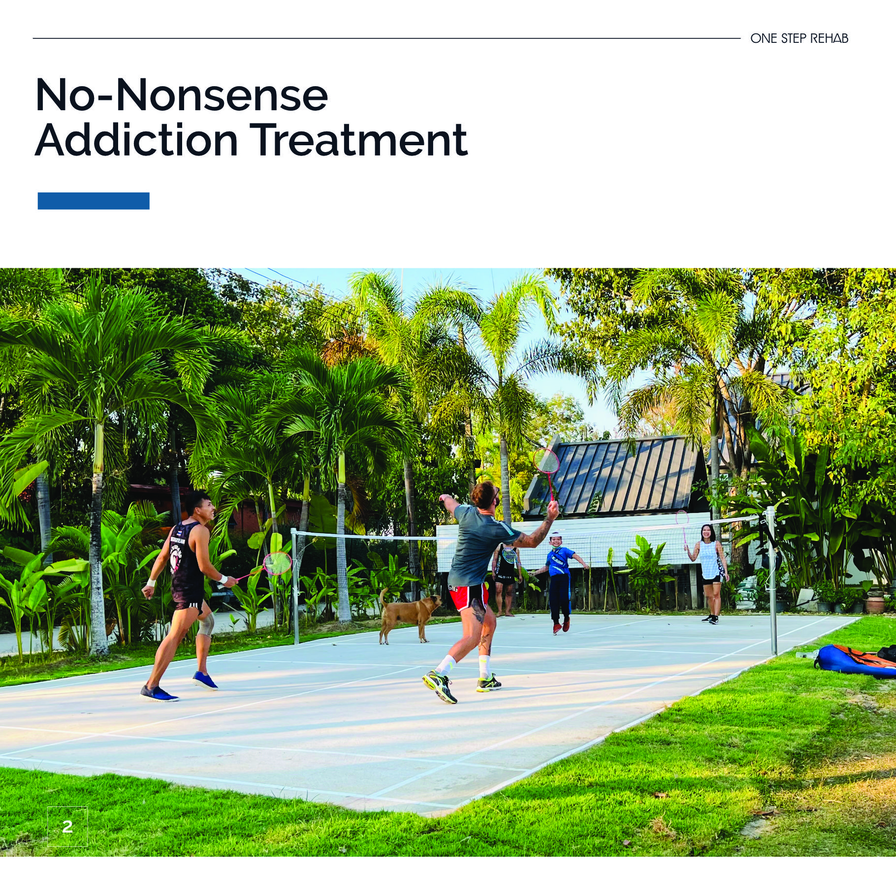 One Step Rehab Thailand Brochure Page 2