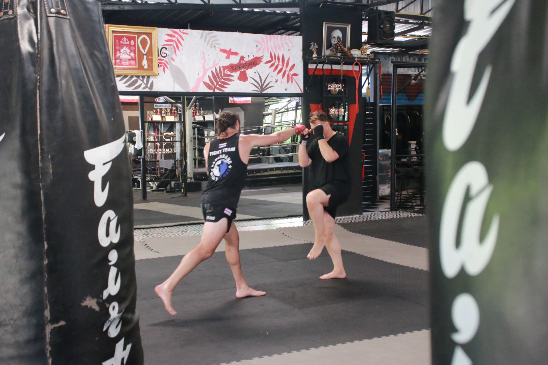 Light ‘touch’ sparring at Thailand rehab center in Chiang Mai