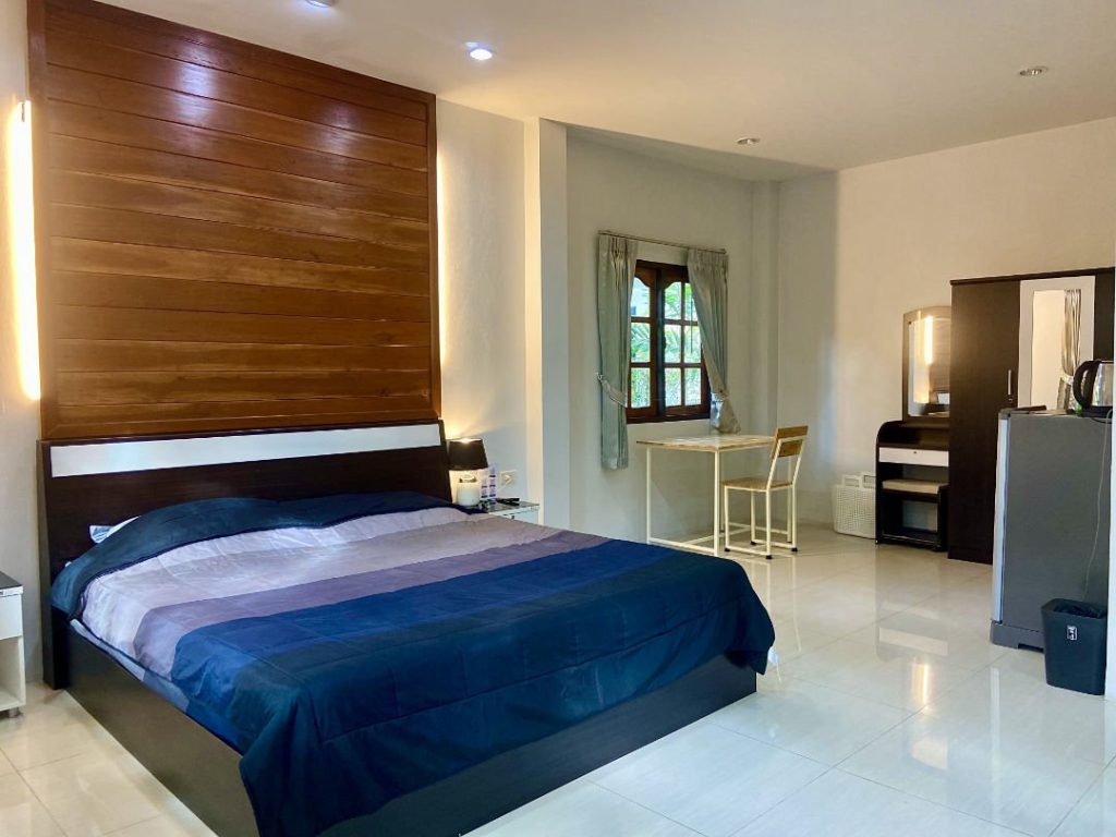 Bright and spacious room at One Step addiction treatment center in Thailand