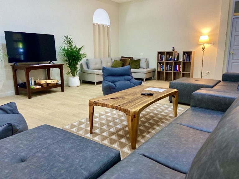 Main communal room at One Step counseling center