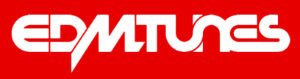 EDMTUNES logo red and white