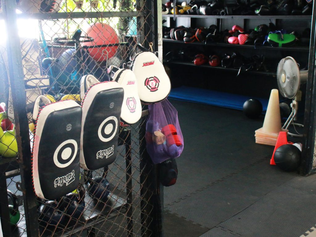 Fitness equipment room with cardio machines