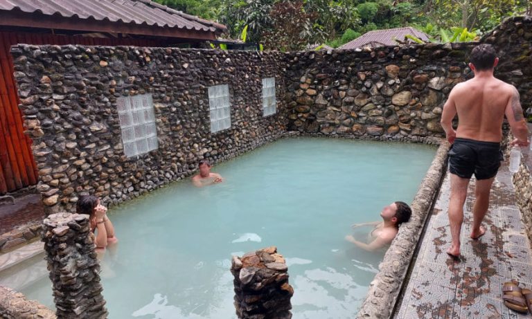 Hot mineral springs near Chiang Mai