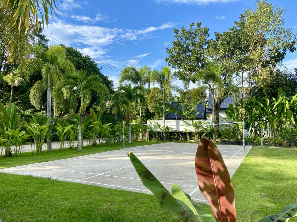 Badminton court at One Step campus