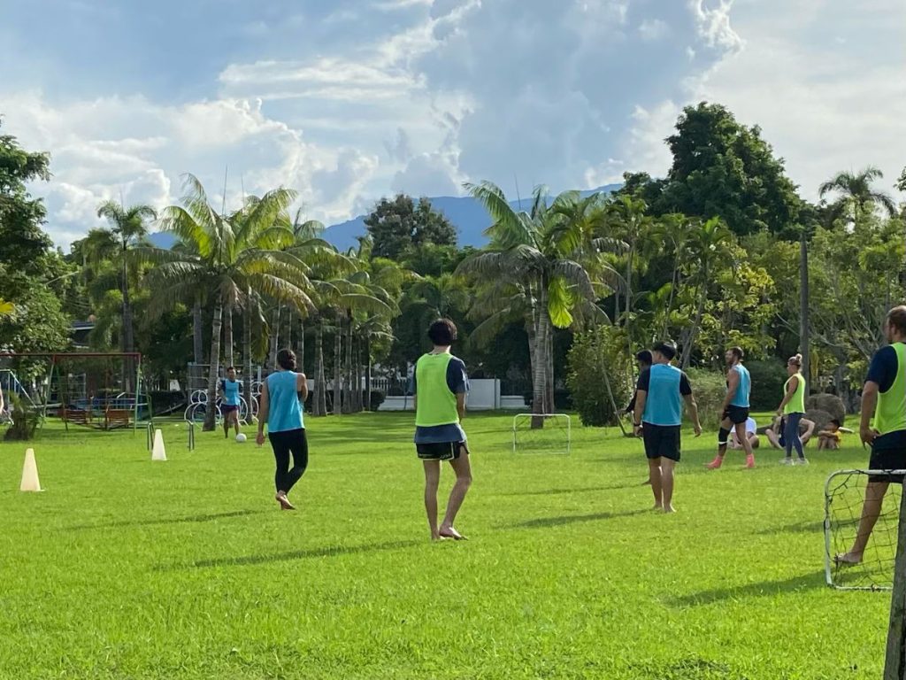 Sports field for outdoor group activities