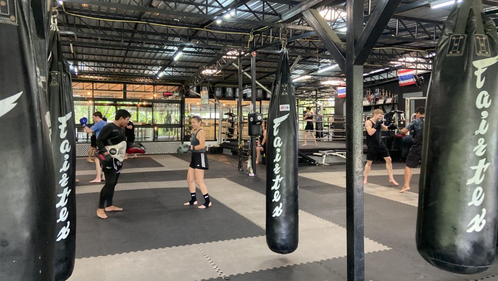 Recovery group enjoys training at gym and fitness center