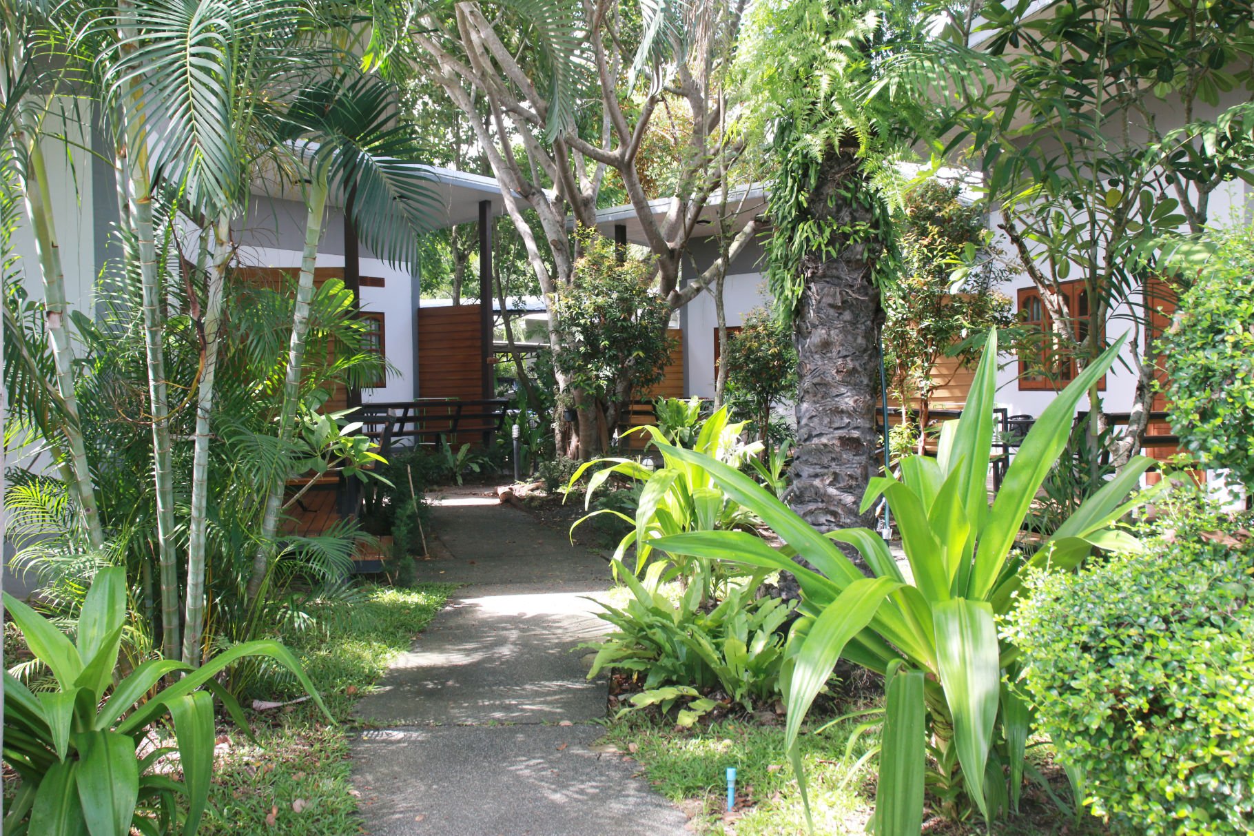 Private cabins at One Step's addiction treatment center