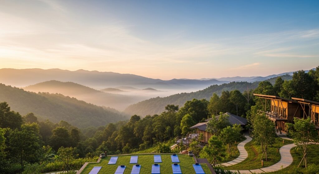 Natural healing environment in Chiang Mai supporting holistic addiction recovery