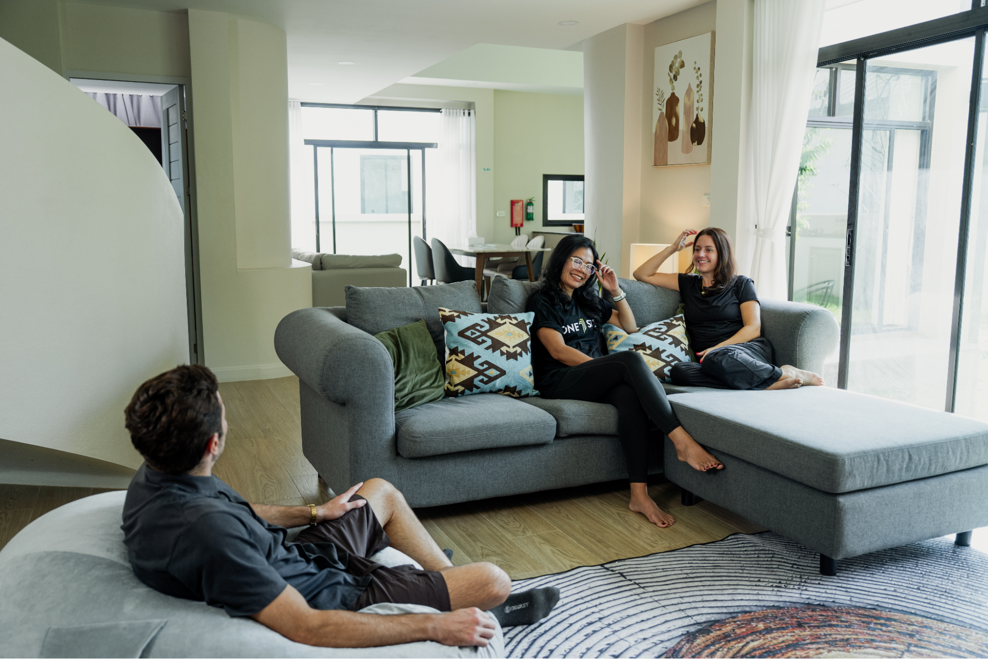 Comfortable accommodation at One Step Rehab benzo treatment center in Chiang Mai