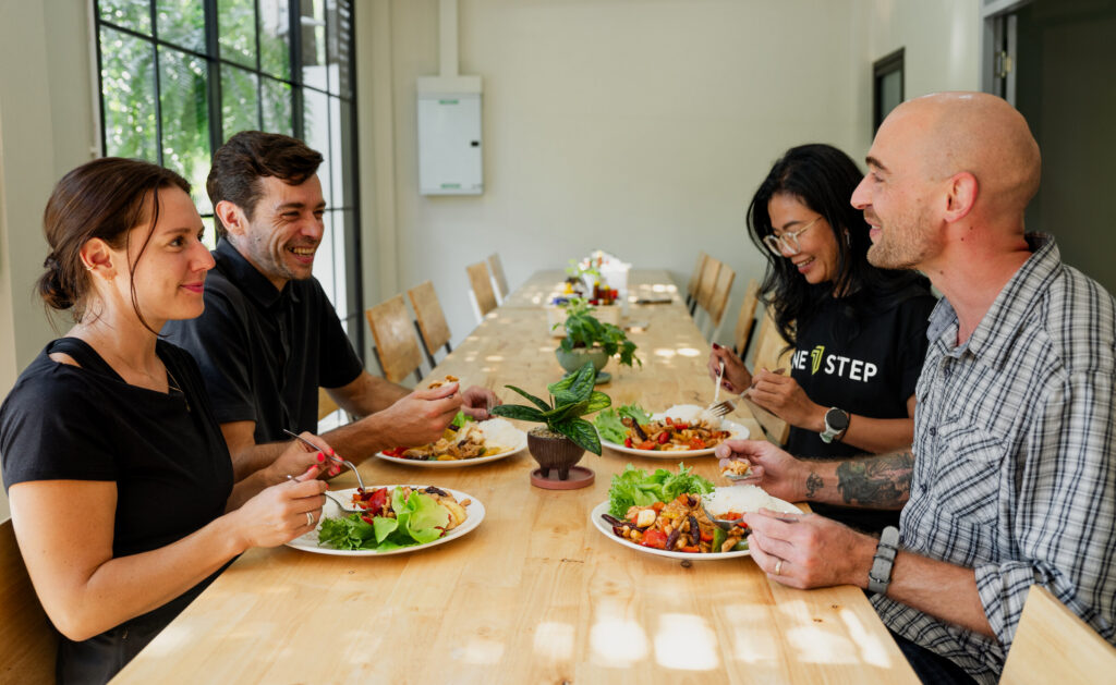 Healthy meal at One Step Rehab