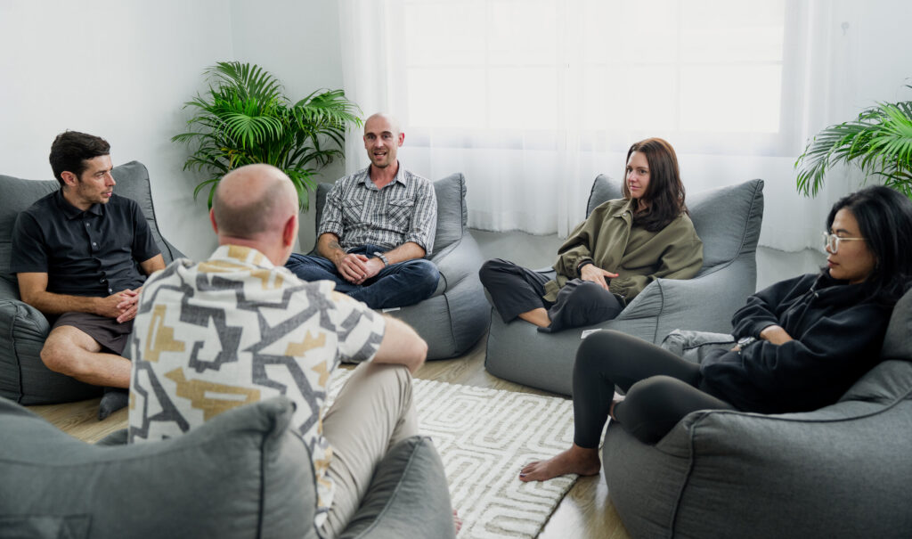 Group counseling session at One Step Rehab
