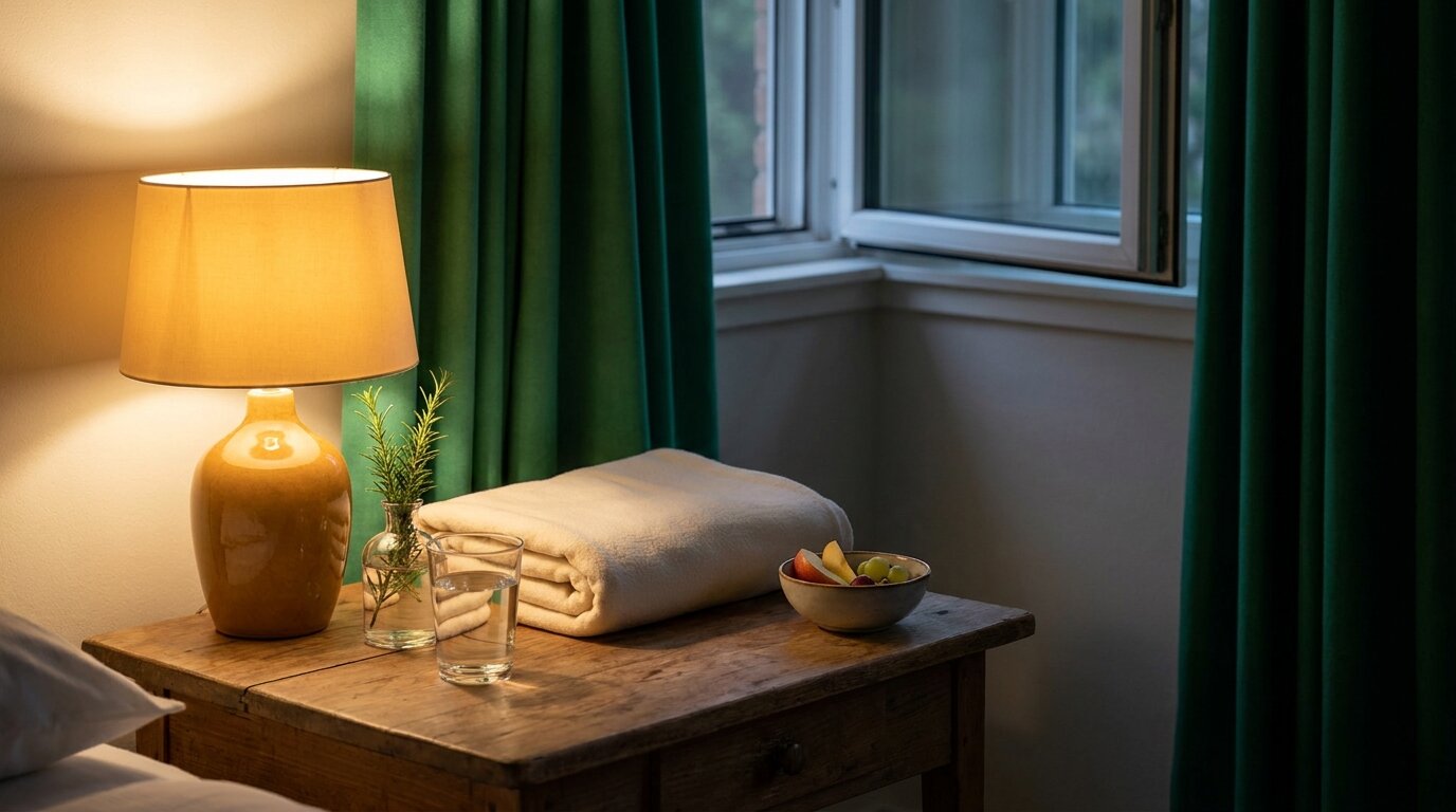 Calm bedside setting representing medical detox care for alcohol and benzodiazepine withdrawal