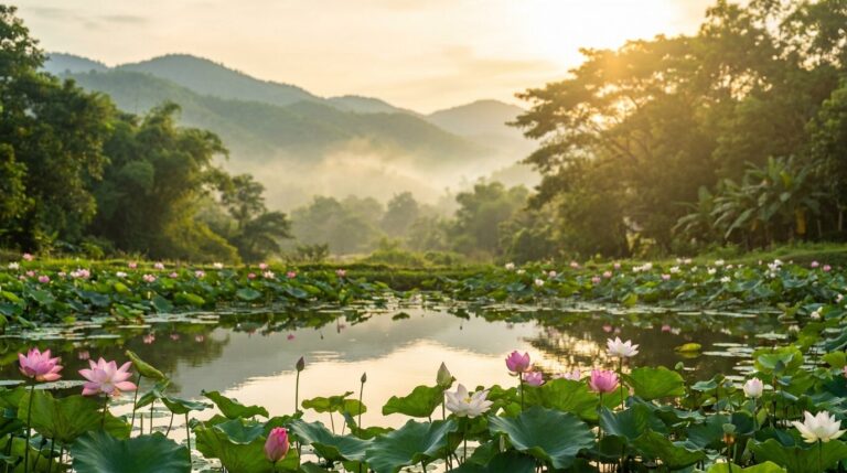 Serene Chiang Mai mountains representing recovery from the dangers of ketamine abuse