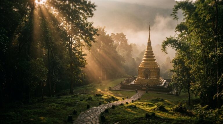 Buddhist meditation and addiction recovery setting in Chiang Mai