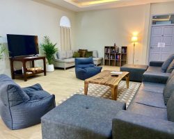 One Step Rehab TV and games room at counseling HQ