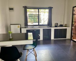 Private kitchen and dining area in guests own room