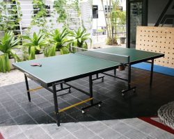 Table tennis table at One Step treatment center